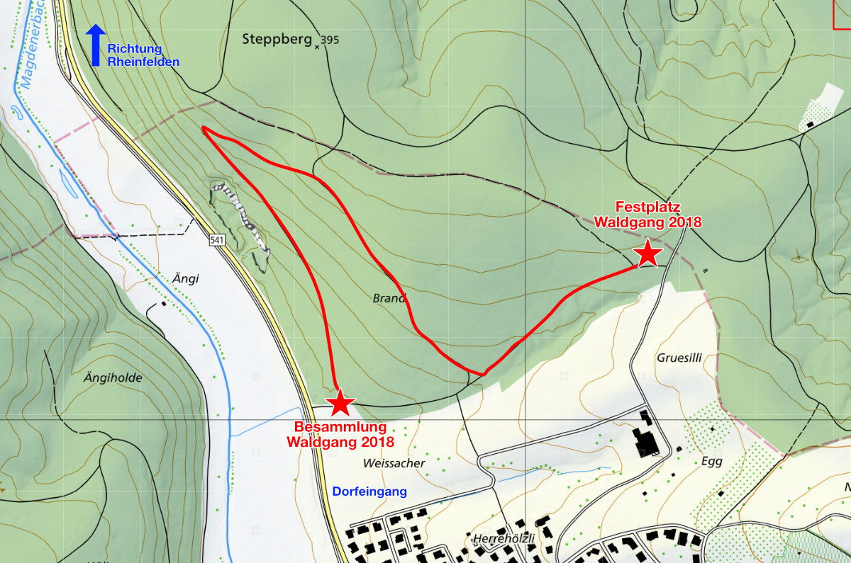 Waldgang 2018 Map