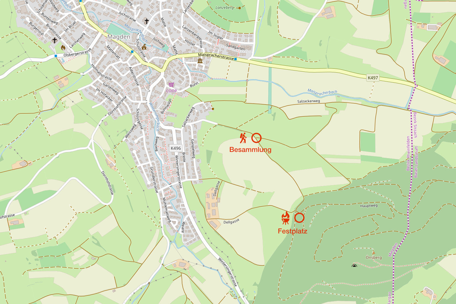 Waldgang 2019 Map